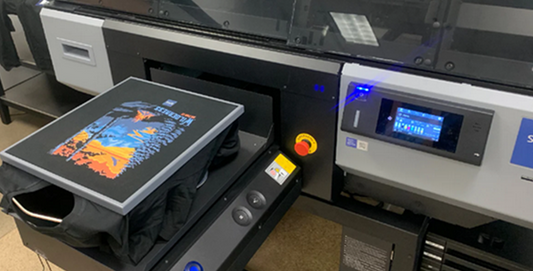 DTG Printer processing