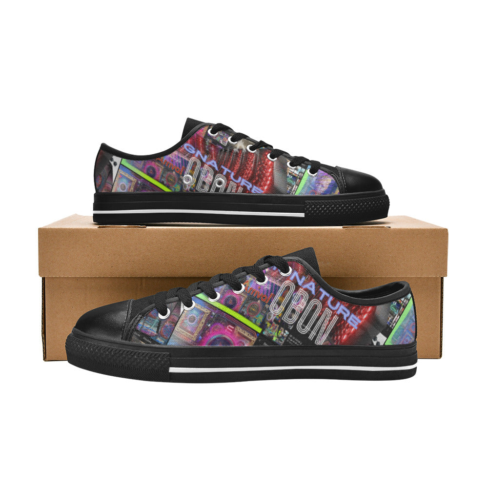 OBON Women's Promo Classic Canvas Shoes BlkBnnr