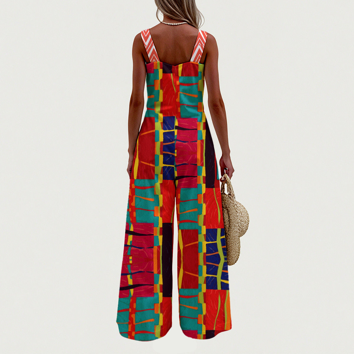 OBON Women's Wide-Leg Jumpsuit NMK