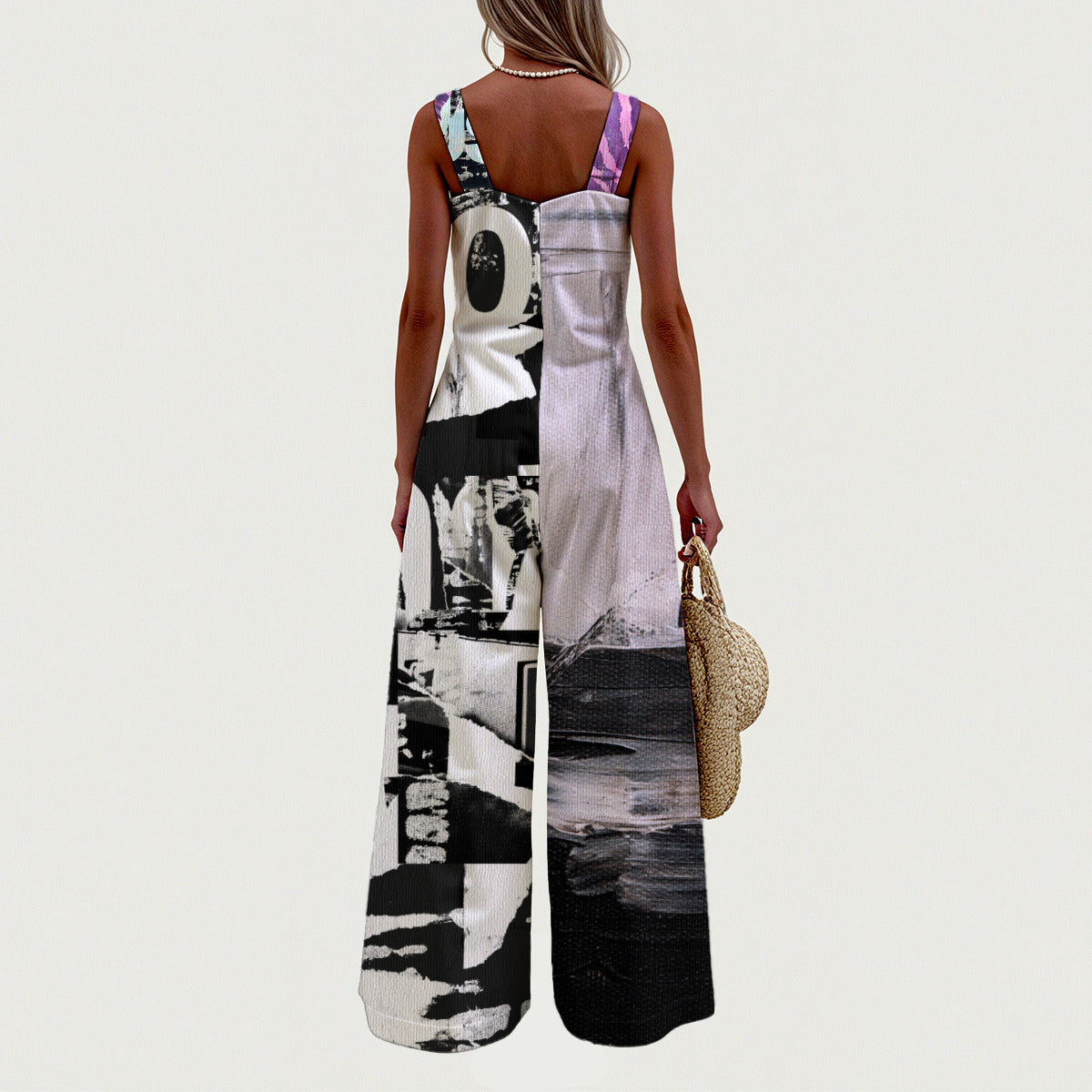 OBON Women's Wide-Leg Jumpsuit SURNU2
