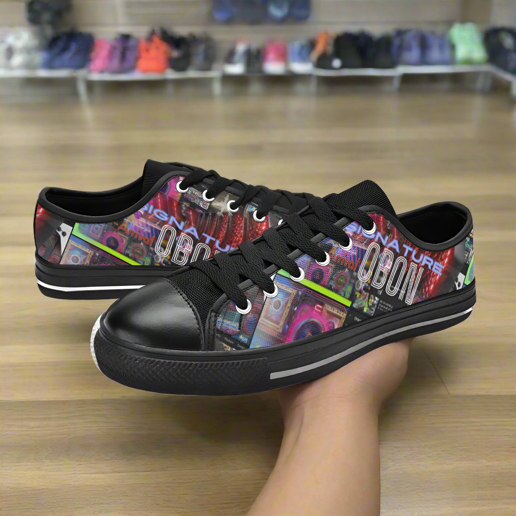 OBON Women's Promo Classic Canvas Shoes BlkBnnr