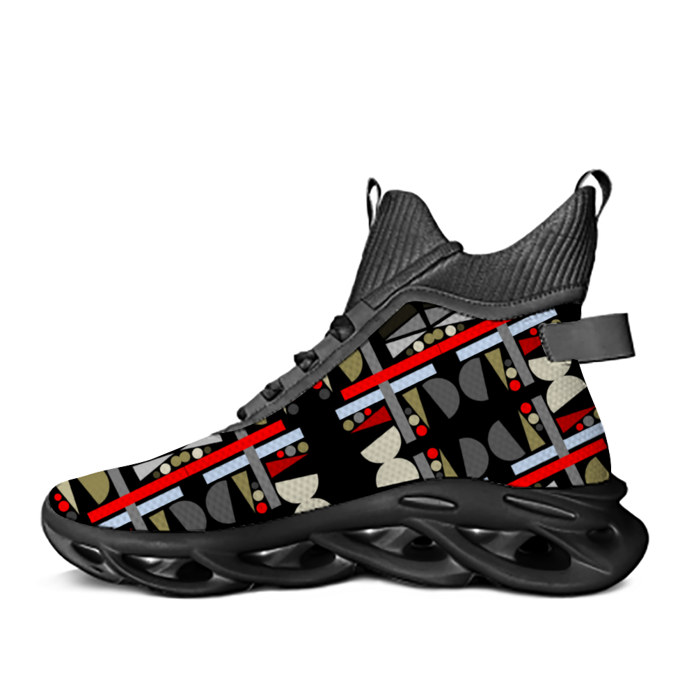 OD Custom Unisex Breathable High Top Blade Shoes Running Shoes P-4