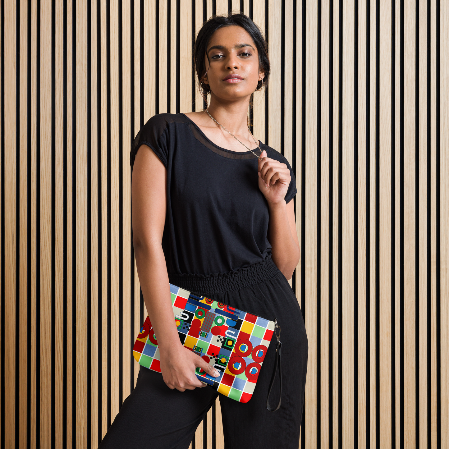 OS Symbol-inspired Crossbody bag