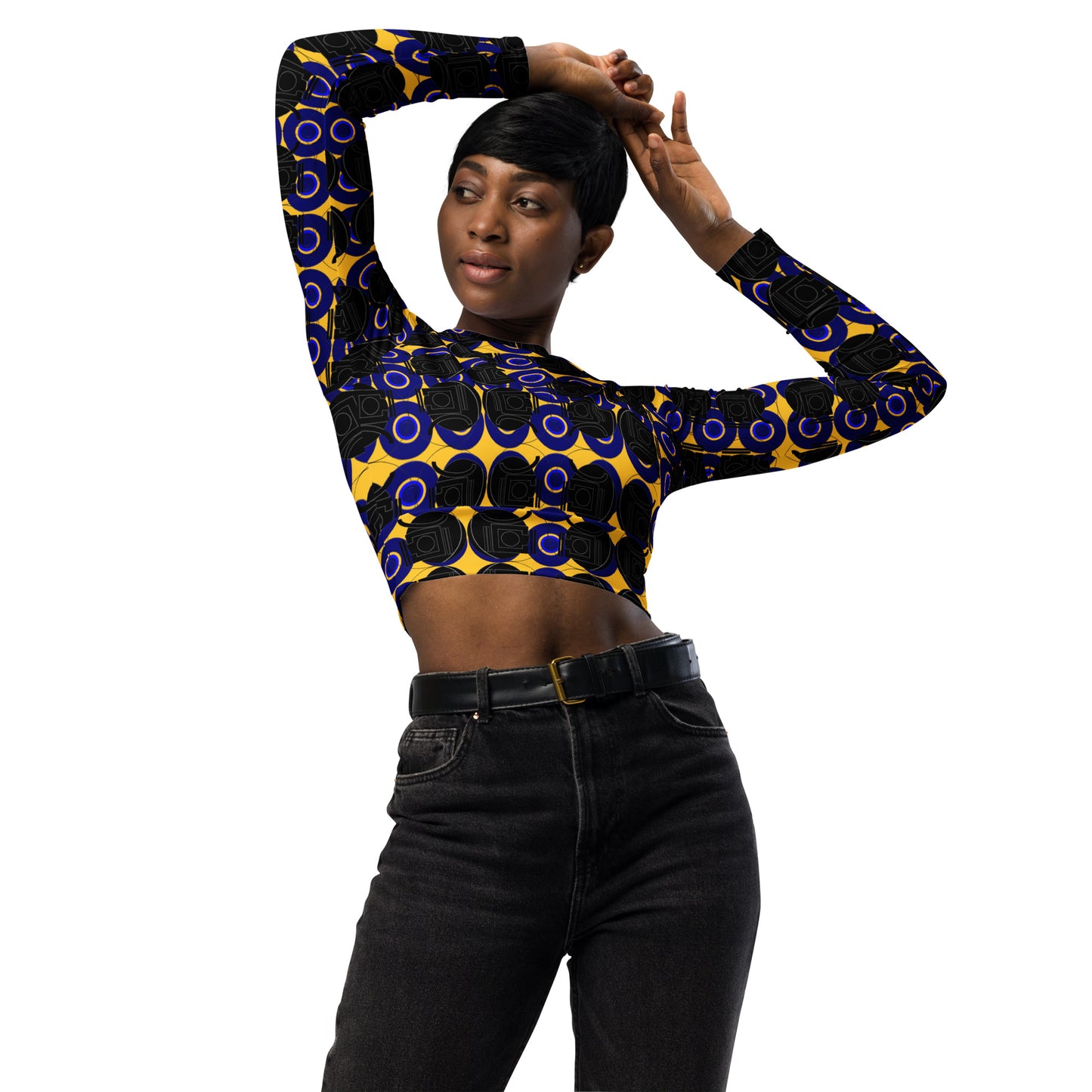 OD Women's Signaure Recycled long-sleeve crop top BY