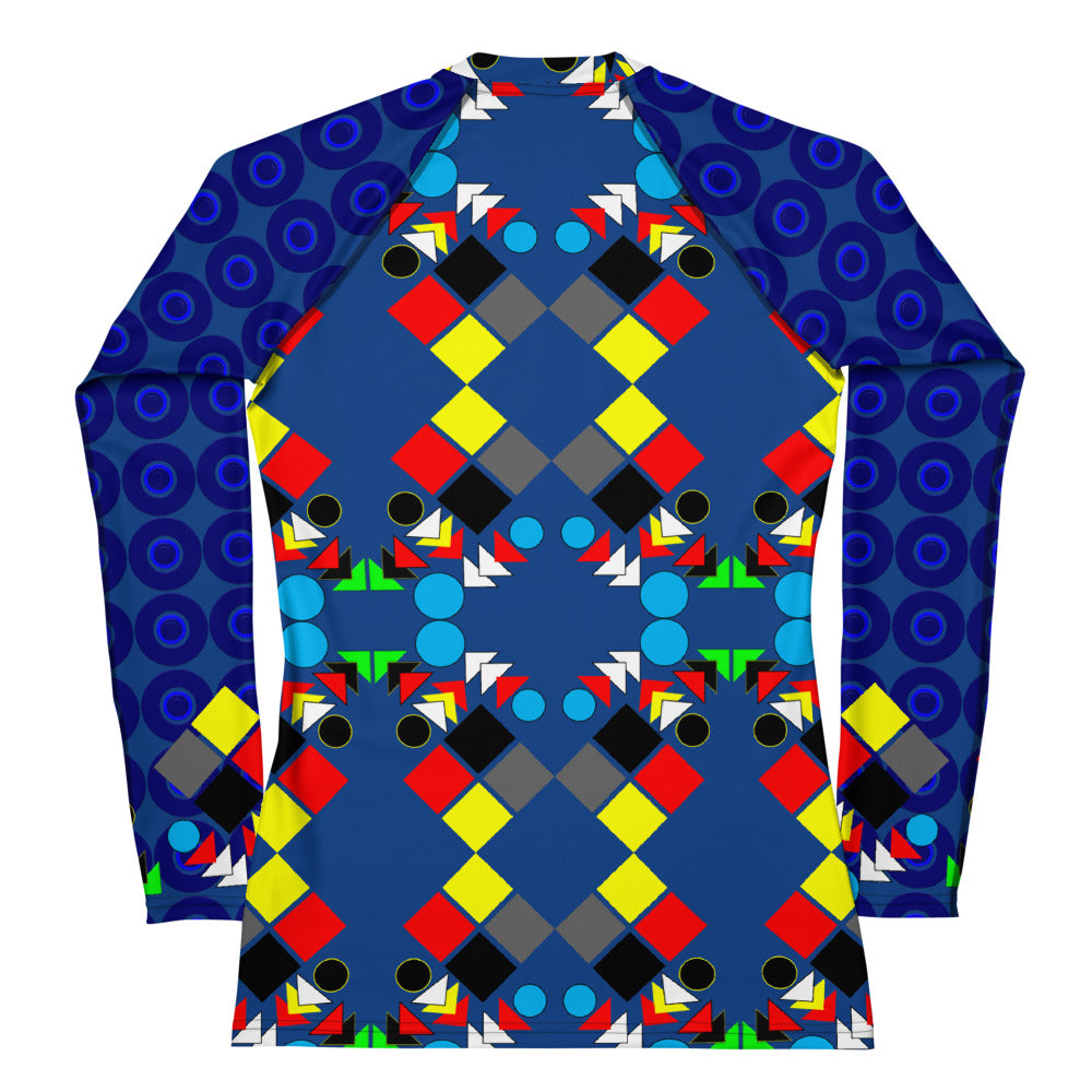 OD On-Arrival Women's Rash Guard MltBlu