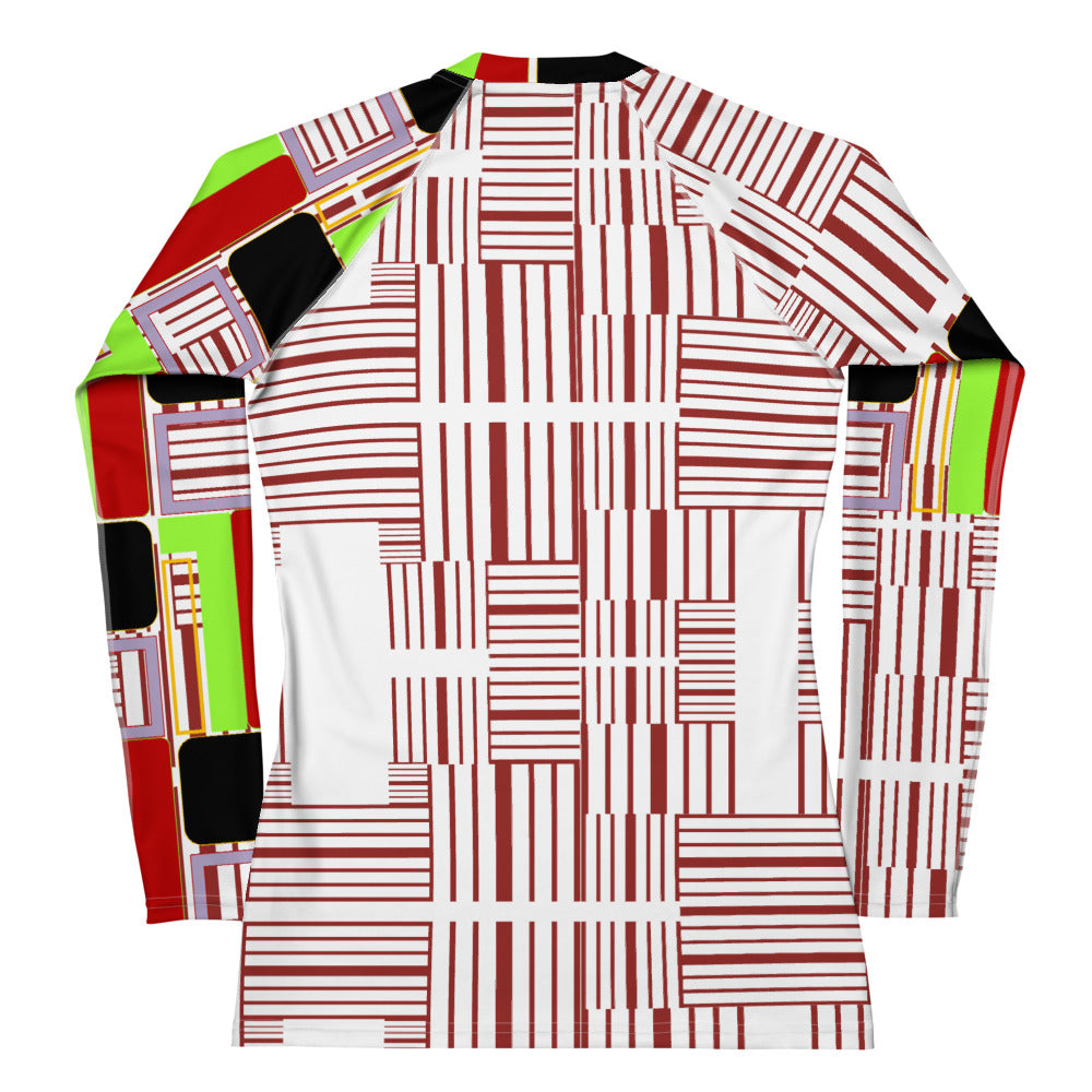 OD ID Women's Rash Guard BlkLm