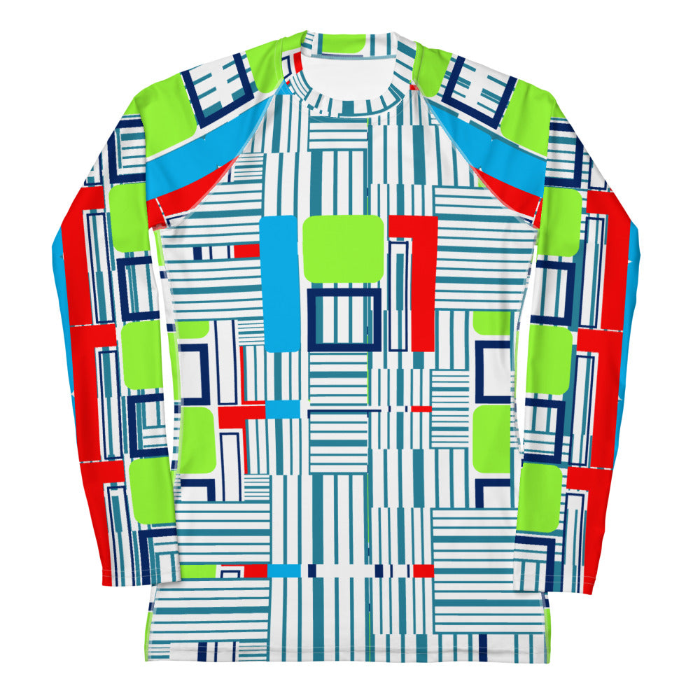 OD ID Women's Rash Guard TurqRd