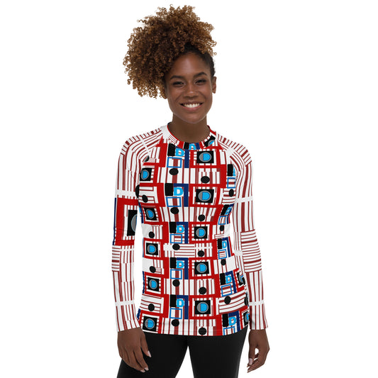 OD ID Women's Rash Guard BrgStr