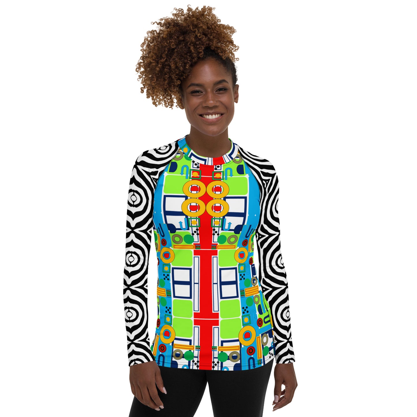 OD SIG-Symbol Inspired Women's Rash Guard TURY