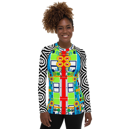 OD SIG-Symbol Inspired Women's Rash Guard TURY
