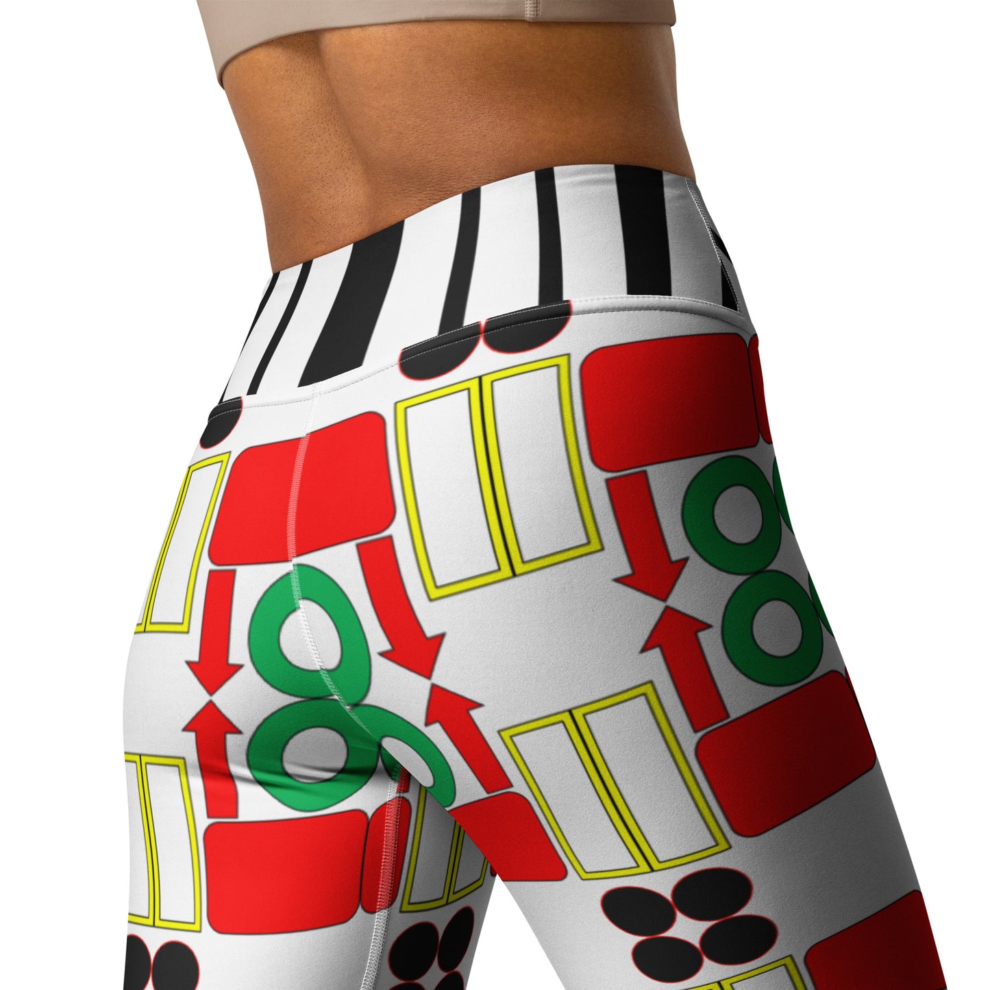 OD Women’s UDCL Leggings StrpOR2