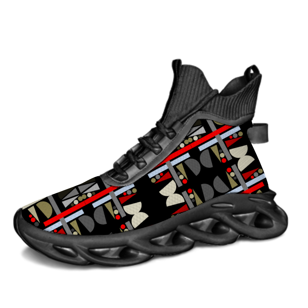 OD Custom Unisex Breathable High Top Blade Shoes Running Shoes P-4