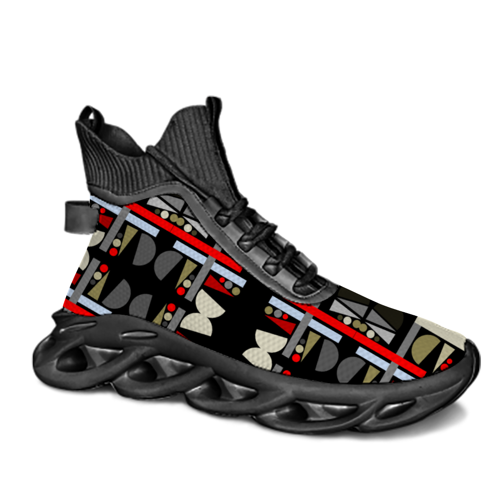 OD Custom Unisex Breathable High Top Blade Shoes Running Shoes P-4