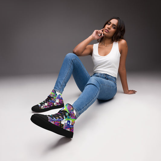 OD SIG news Women’s high top canvas shoes OP3