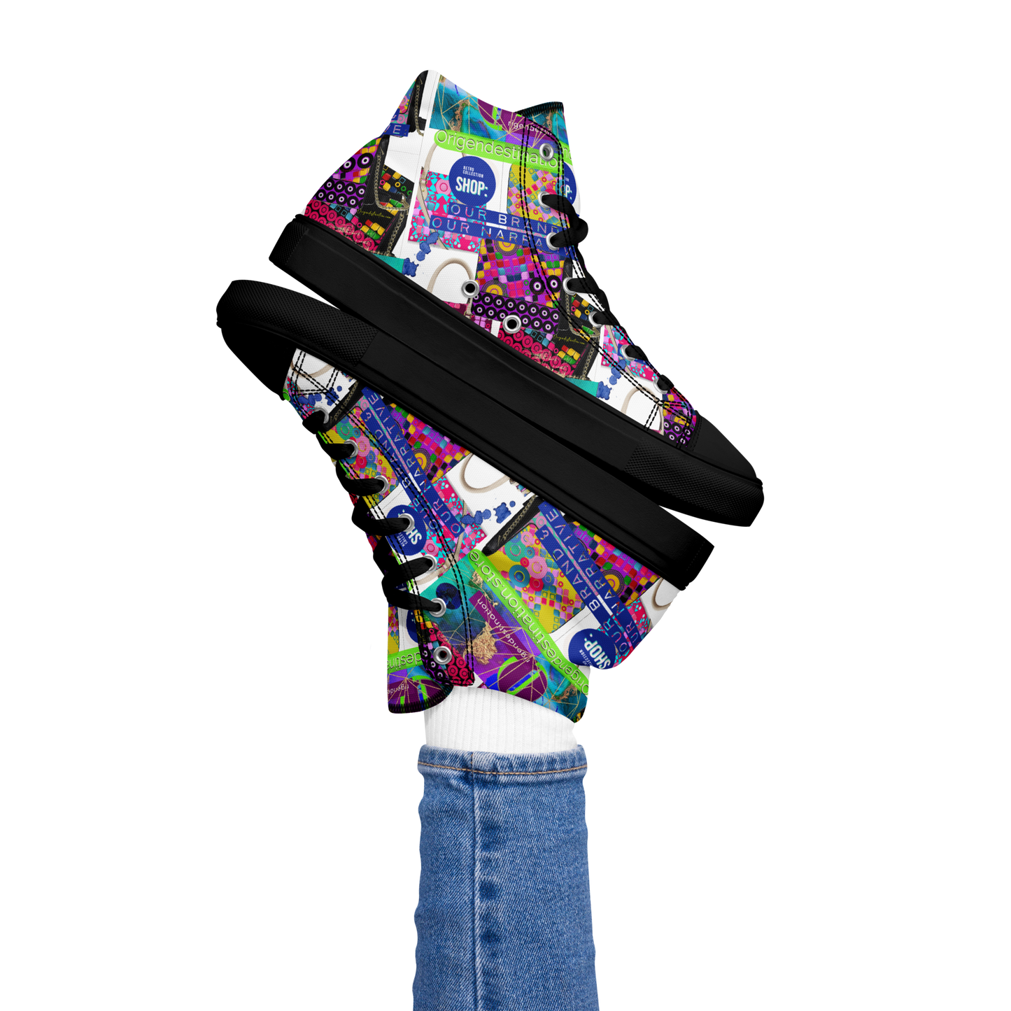 OD SIG news Women’s high top canvas shoes OP3