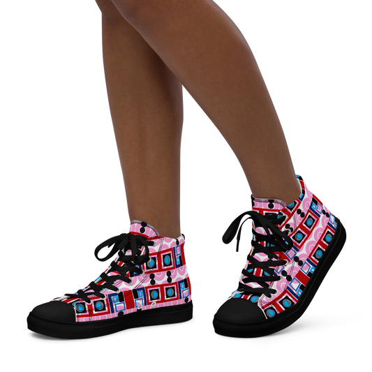 OD Women’s high top canvas shoes Pat67