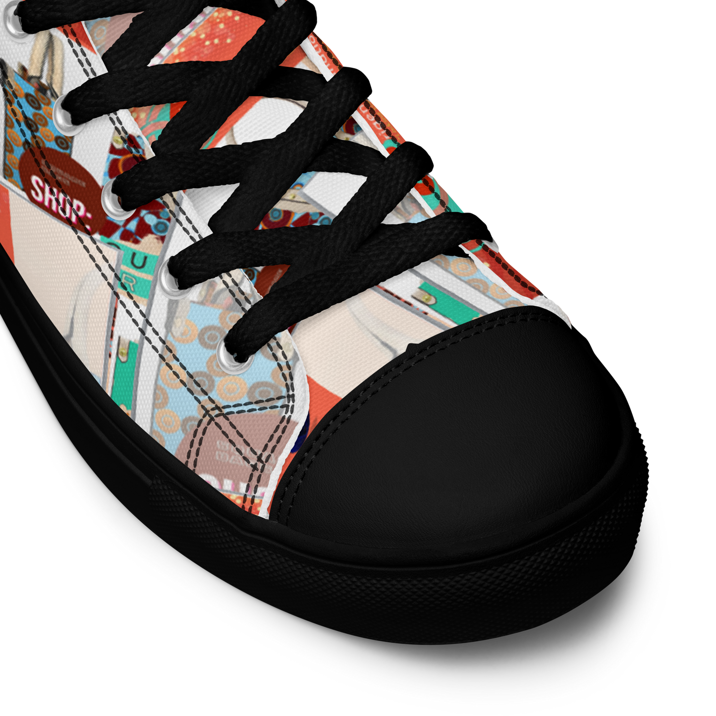 OD SIG news Women’s high top canvas shoes OP4