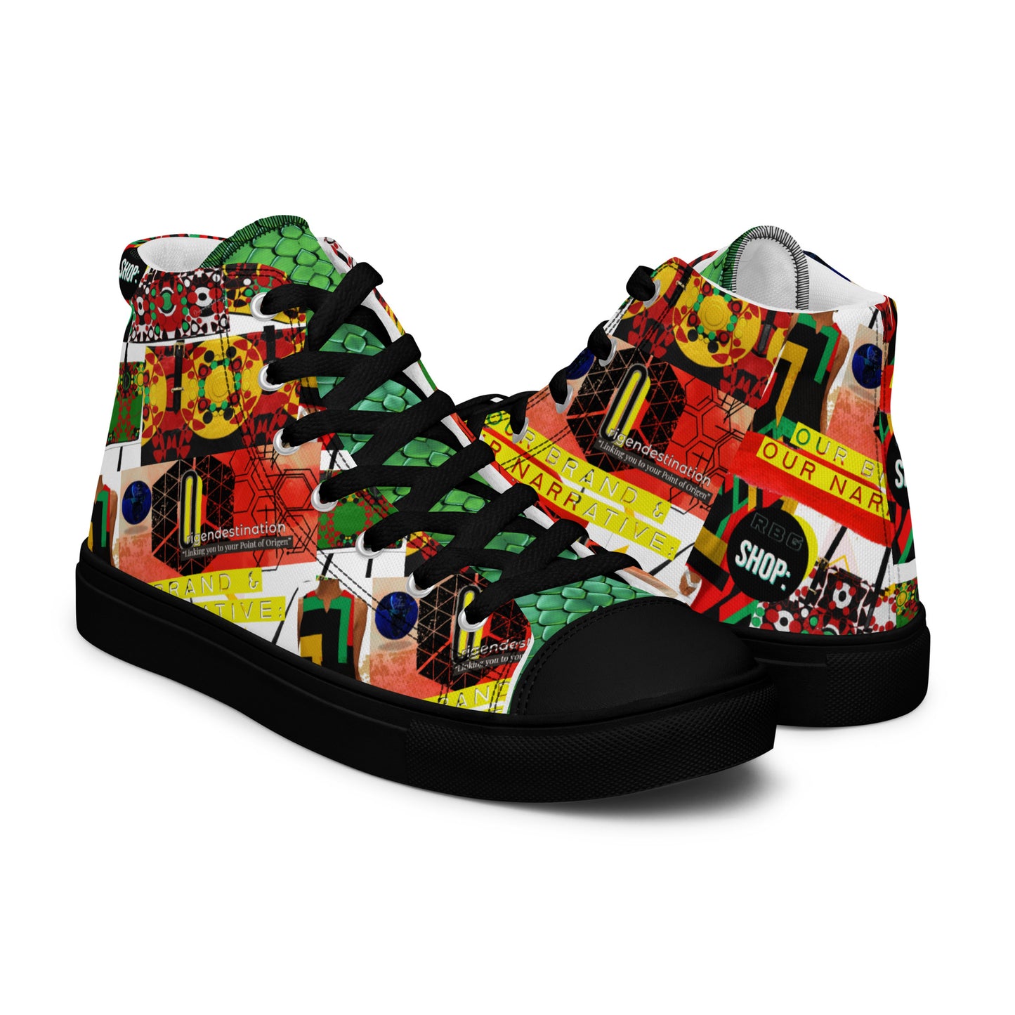 OD SIG news RBG Women’s high top canvas shoes OP4