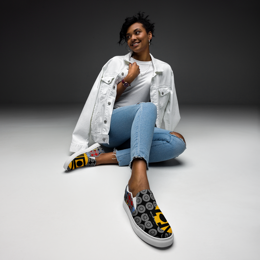Origen Destination Women’s slip-on canvas shoes BluTY