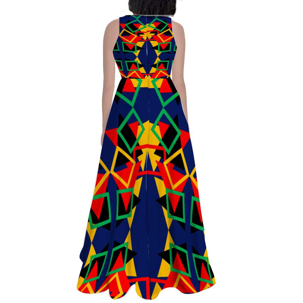 Origen Destination Custom Sleeveless Classic Maxi Dress