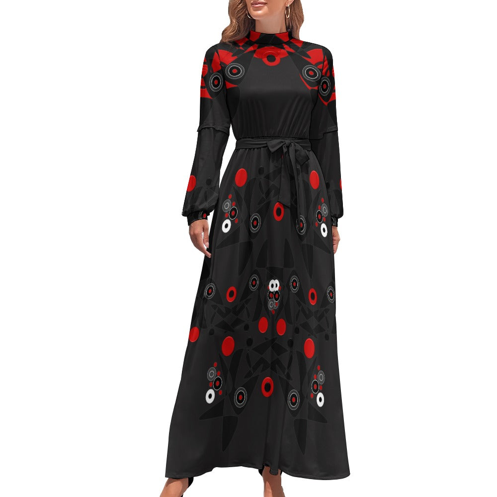 Origen Destination Women's Long-sleeves Ankle-length dress
