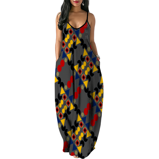 OD Women's Slip dress Dress Loose Sleeveless Dress GPAtt