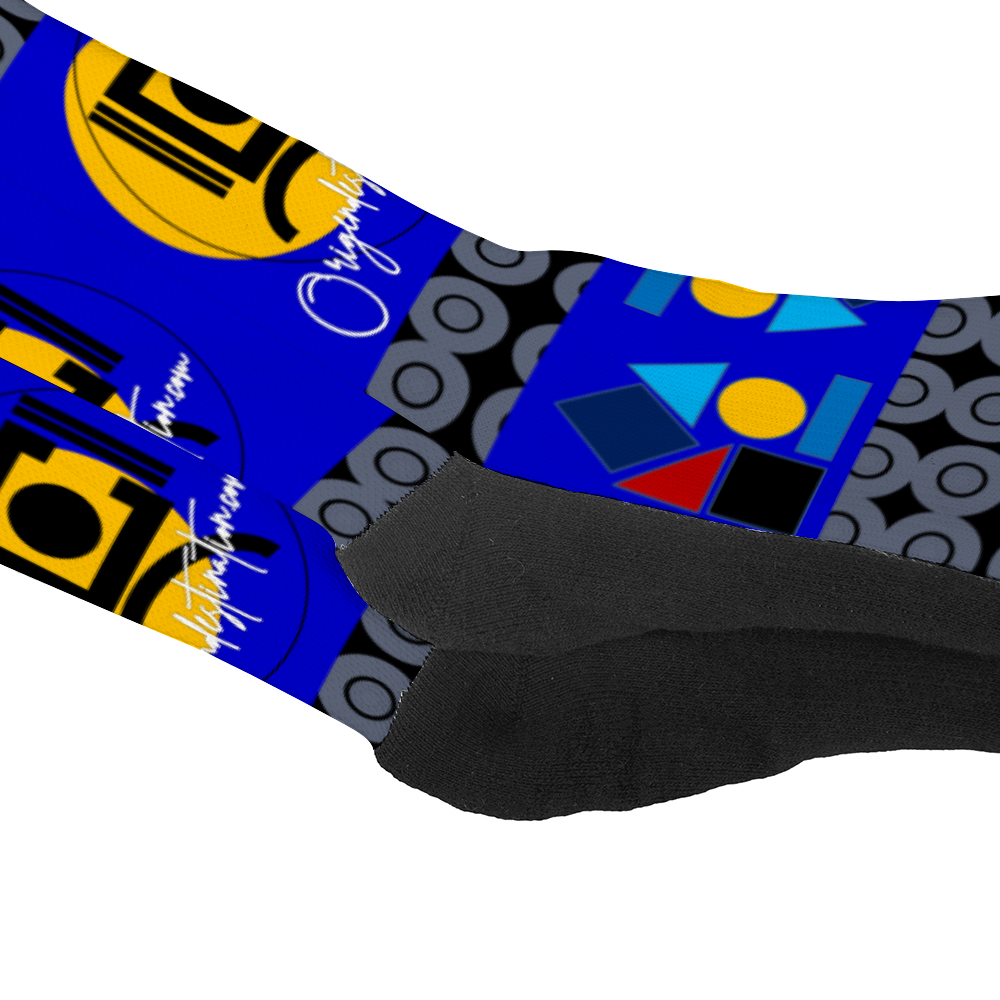 Origen Destination Signature Unisex Multi Size Mid-calf Cotton Socks