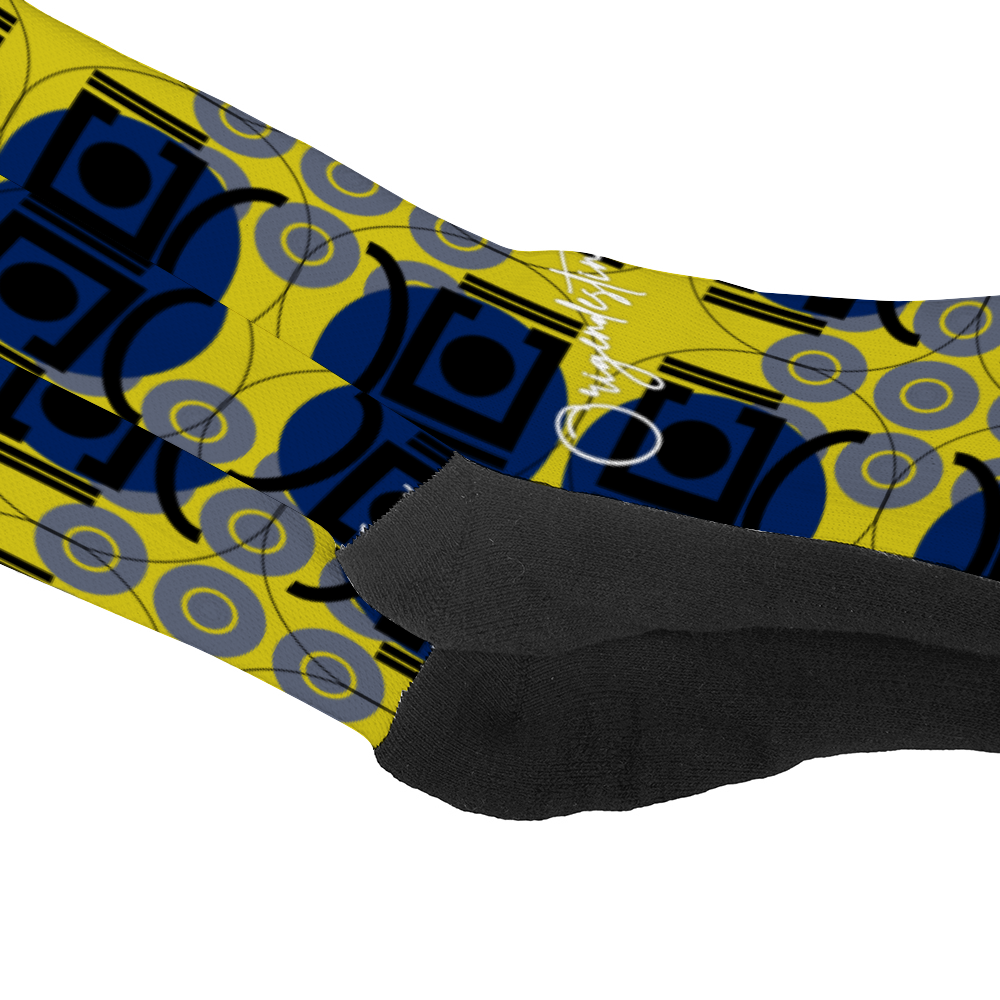 Origen Destination Signature Unisex Multi Size Mid-calf Cotton Sock