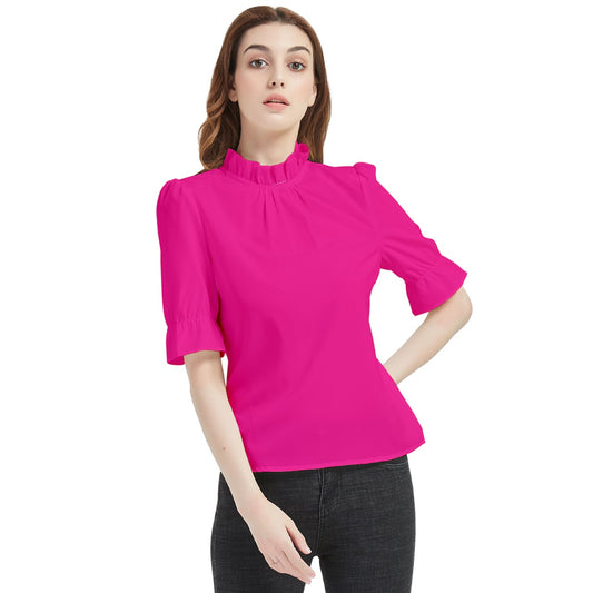 Origen Destination Frill Neck Blouse