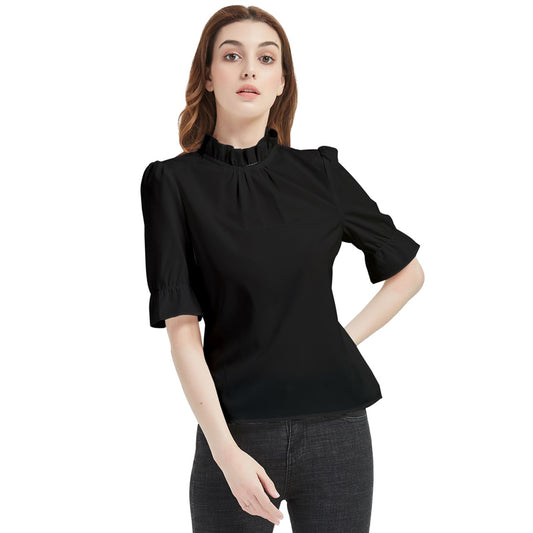 Origen Destination Frill Neck Blouse