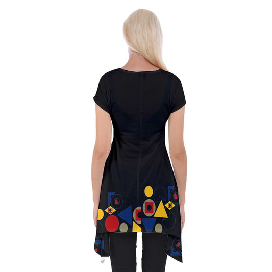 Origen Destination Short Sleeve Side Drop Tunic