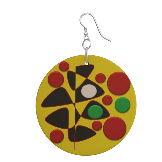 OD Wooden Organic Earrings