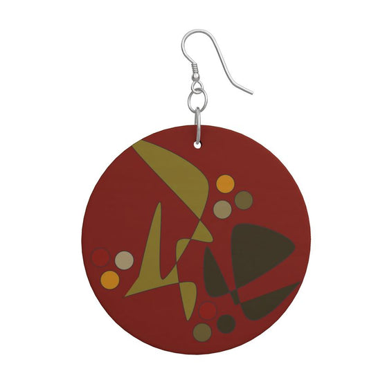 OD Wooden Organic Earrings