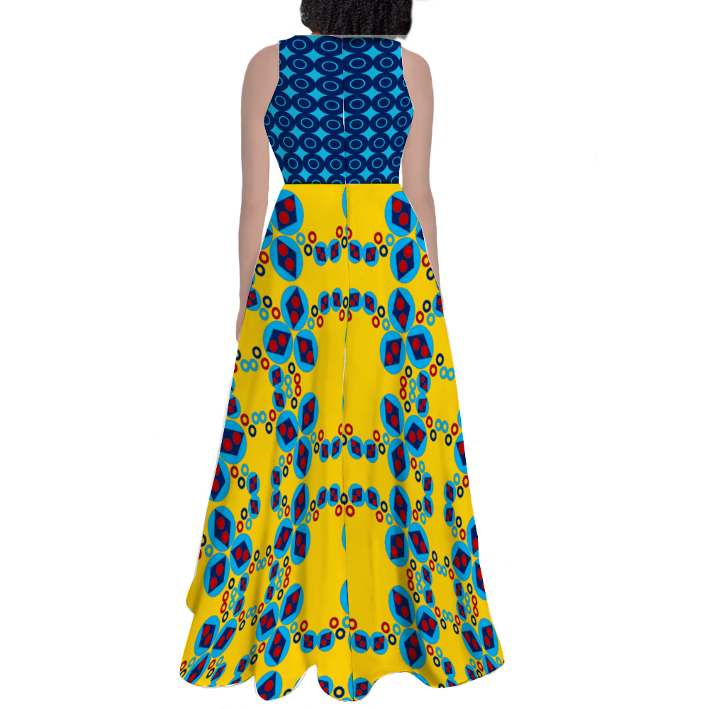 Origen Destination Custom Sleeveless Classic Maxi Dress