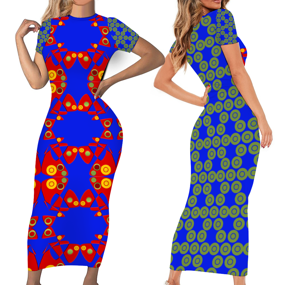 Origen Destination Short Sleeve Bodycon Dress