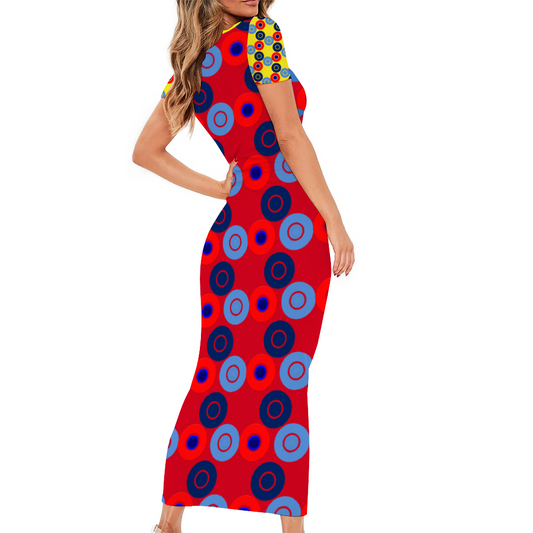 Origen Destination Short Sleeve Bodycon Dress