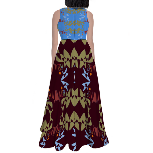 Origen Destination Custom Sleeveless Classic Maxi Dress