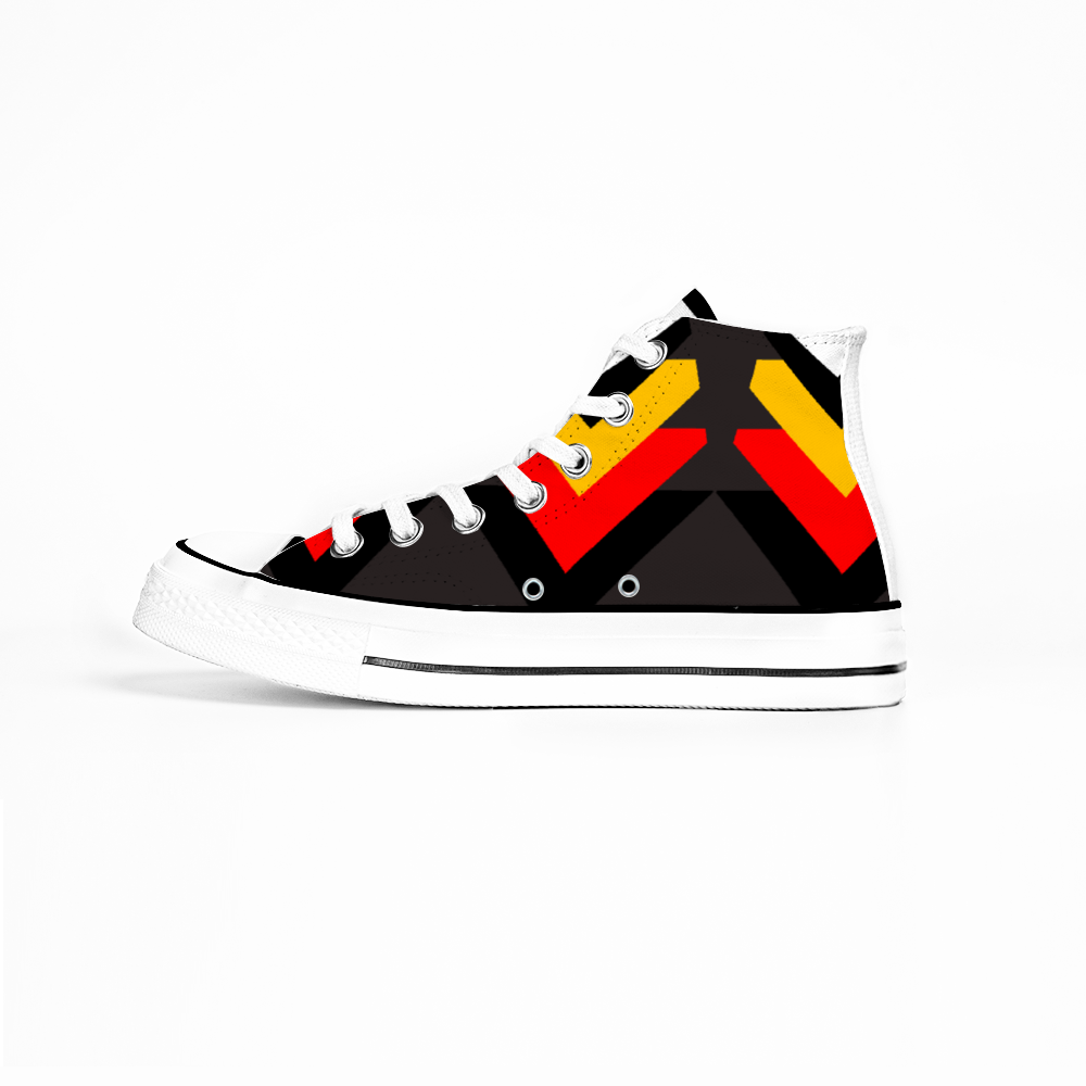 Origen Destination Signature Unisex High Top Canvas Shoes
