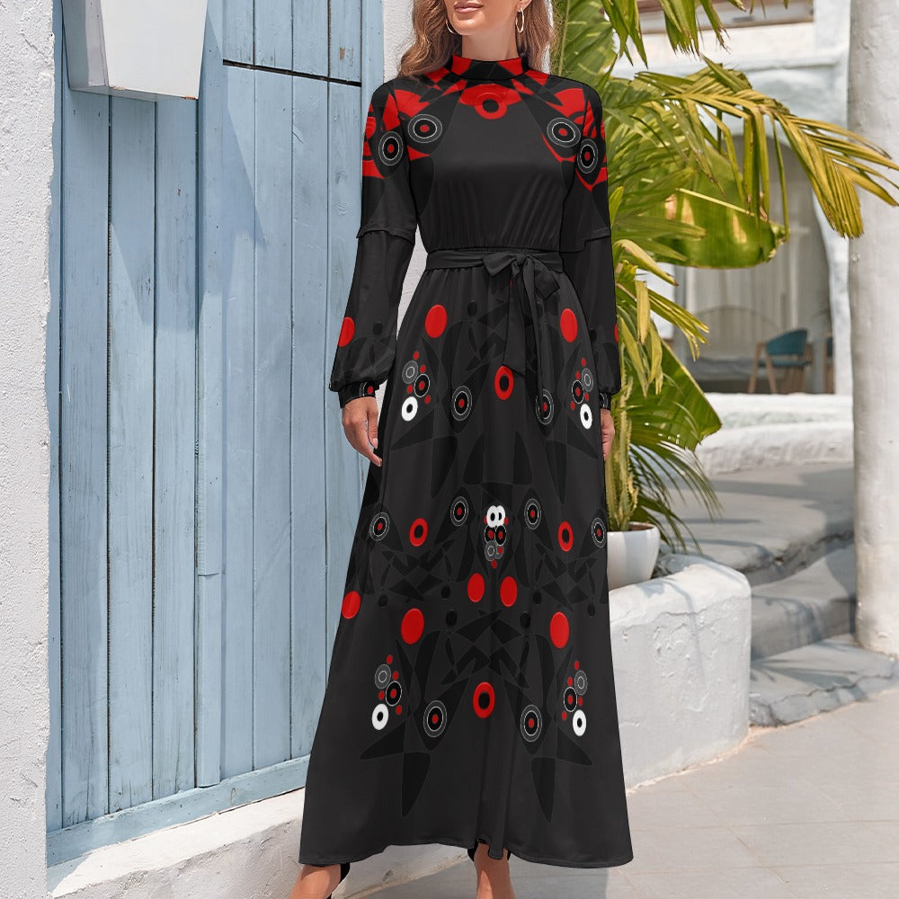 Origen Destination Women's Long-sleeves Ankle-length dress