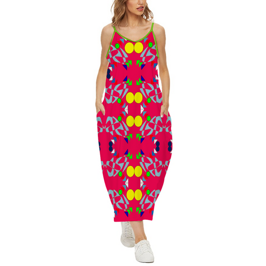 OD Women's Slip dress Dress Loose Sleeveless DressBry
