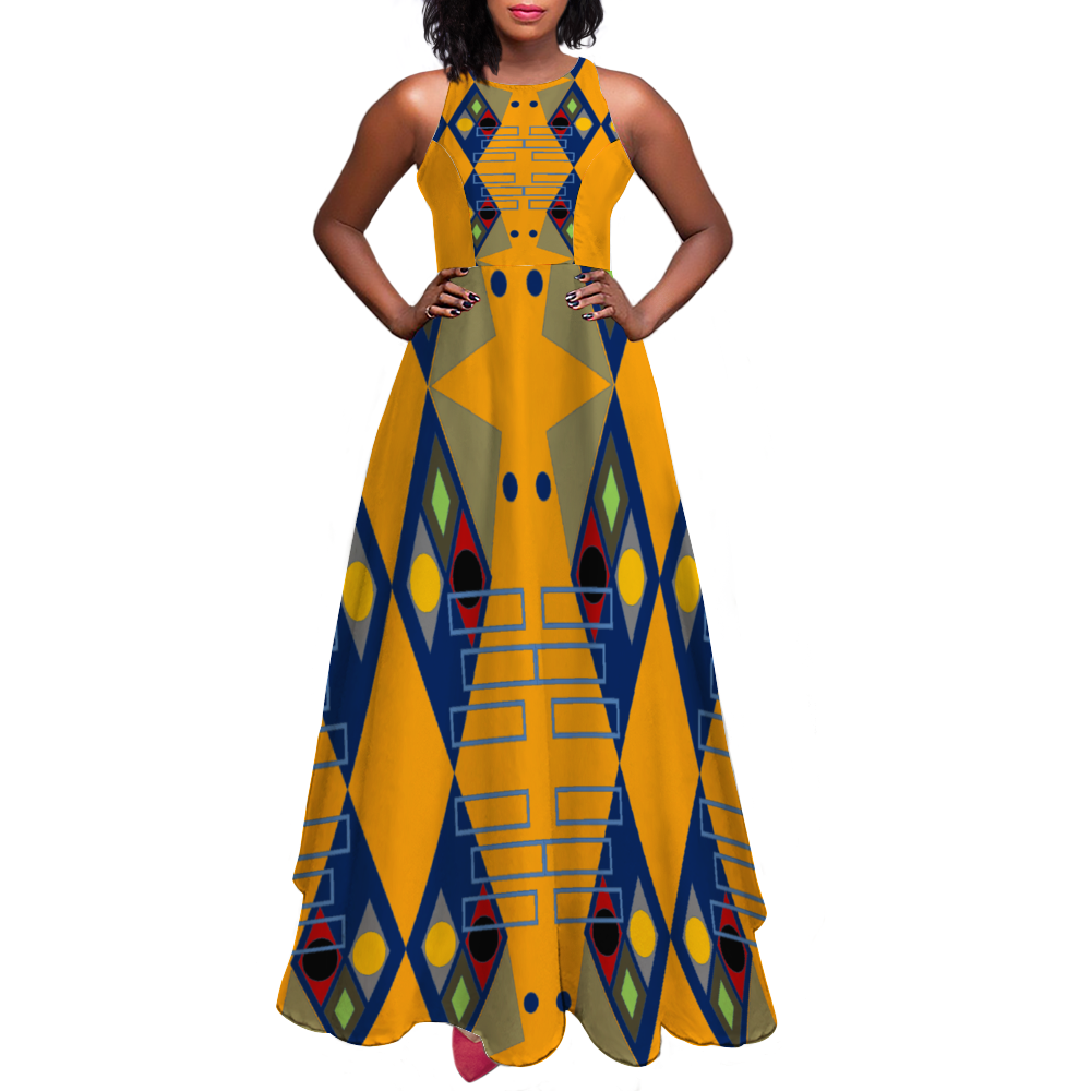 Origen Destination Custom Sleeveless Classic Maxi Dress