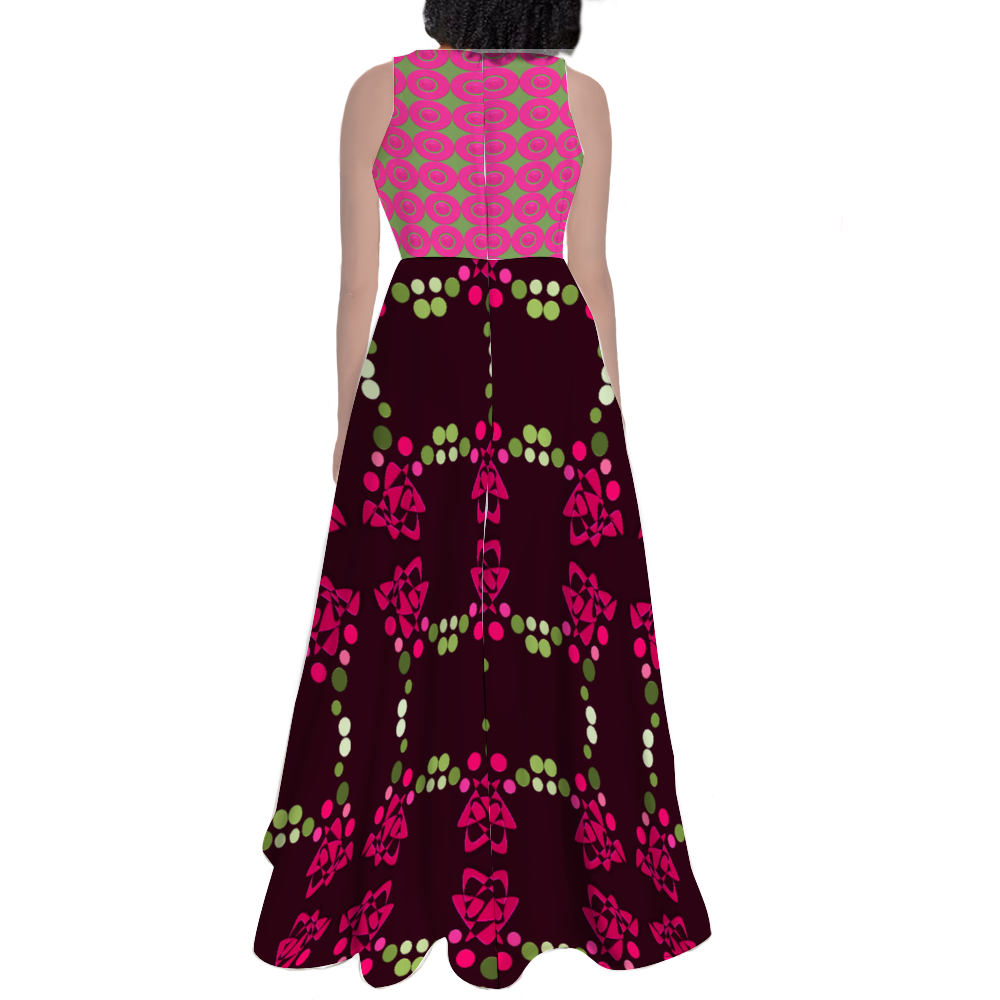 Origen Destination Custom Sleeveless Classic Maxi Dress