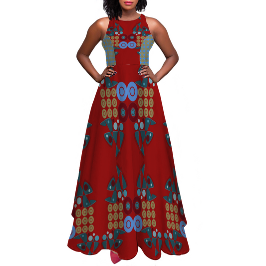 Origen Destination Sleeveless Classic Maxi Dress