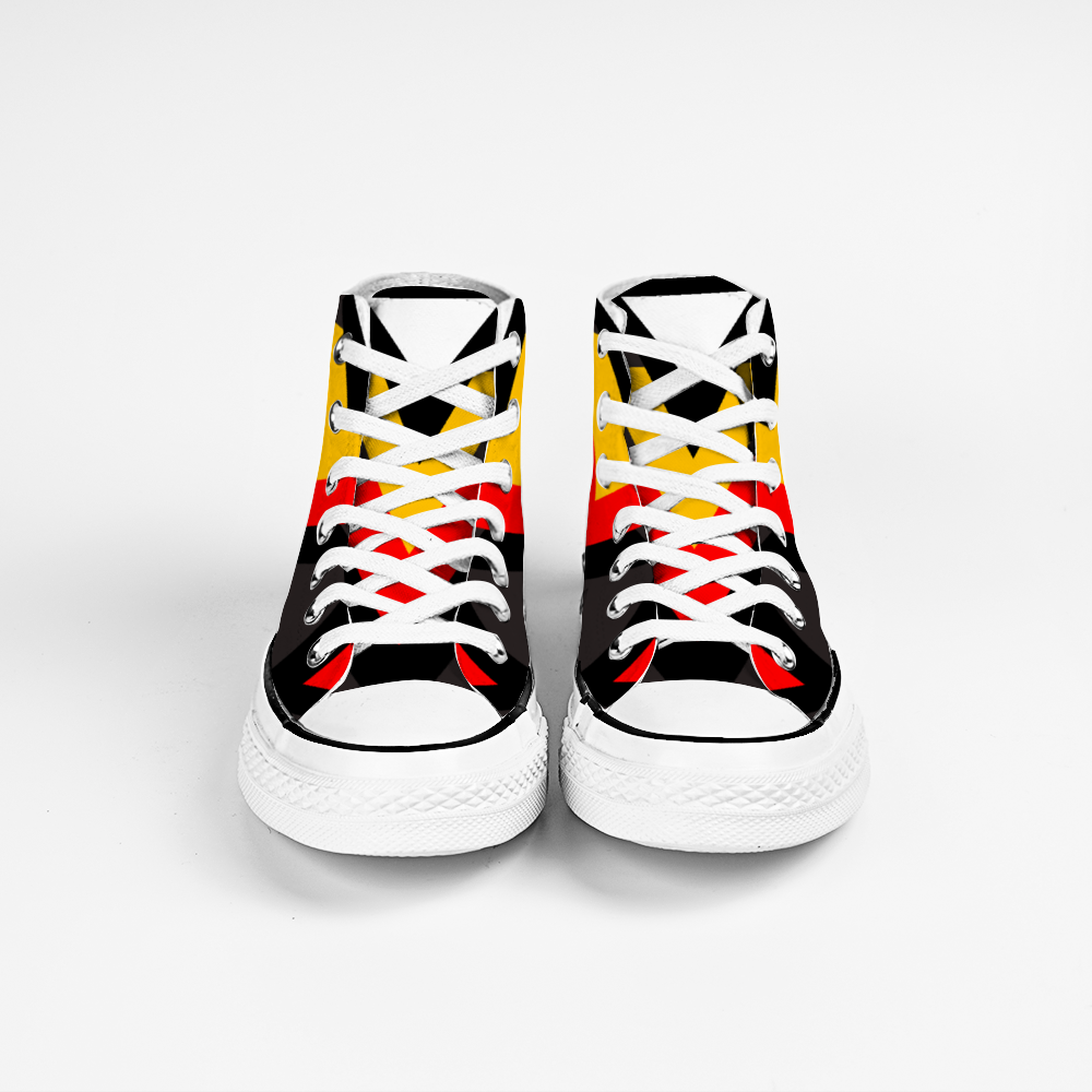 Origen Destination Signature Unisex High Top Canvas Shoes