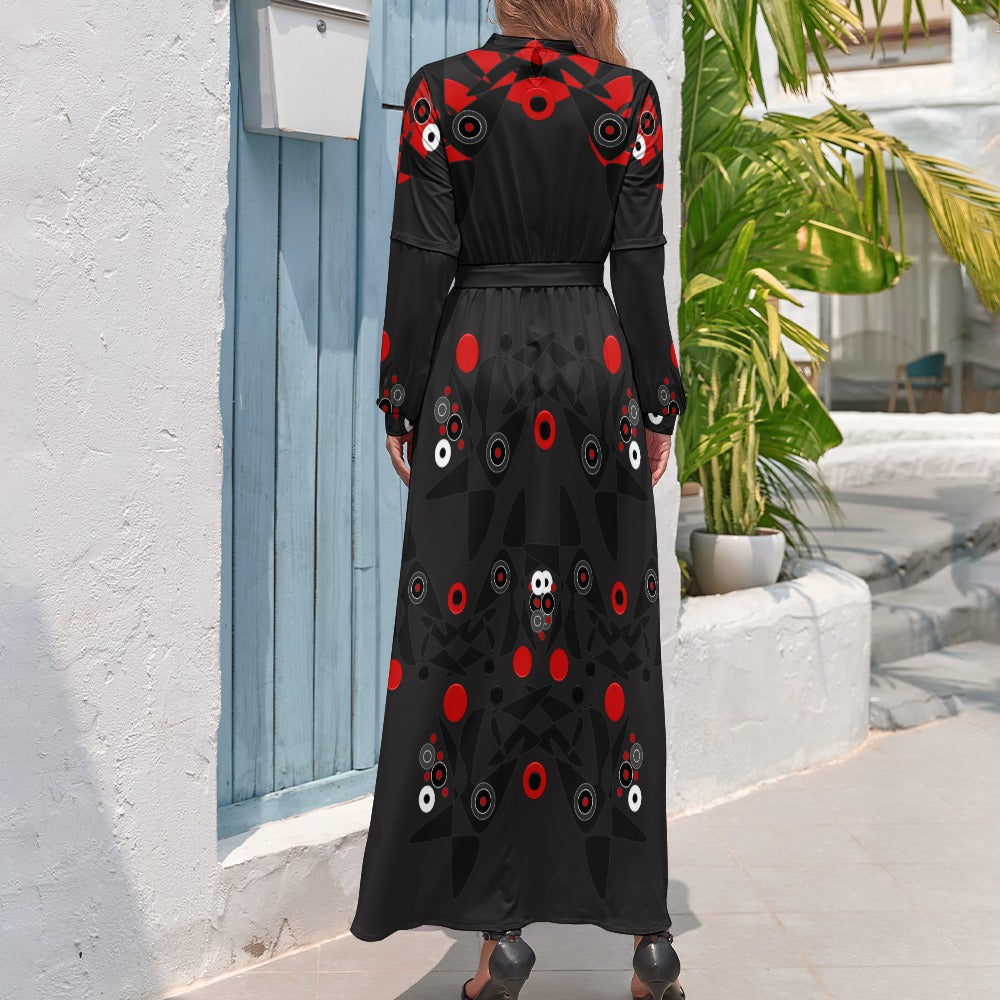 Origen Destination Women's Long-sleeves Ankle-length dress