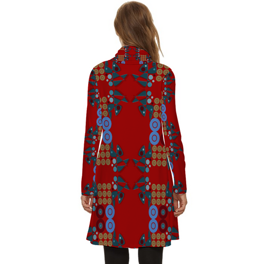 Origen Destination Women's Casual Loose Turtleneck Fall Dress/Top