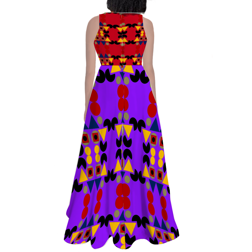 Origen Destination Custom Sleeveless Classic Maxi Dress