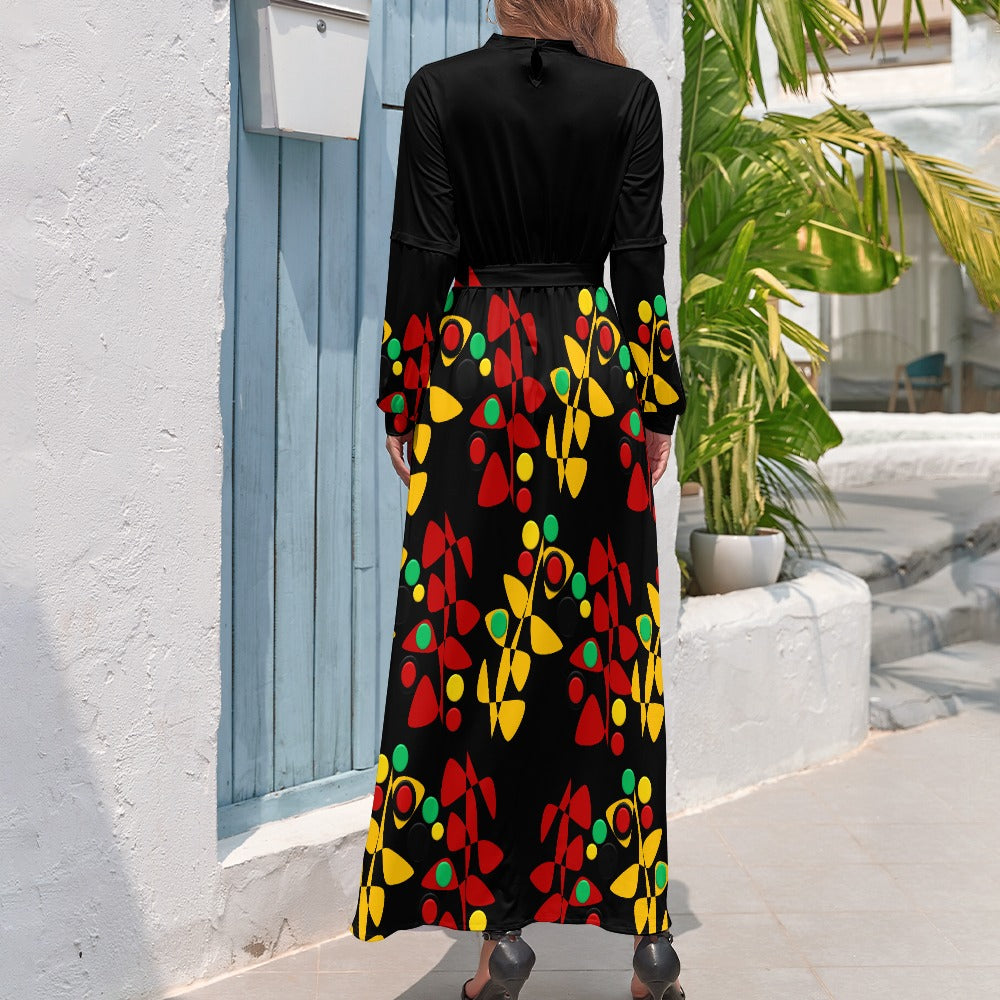 Origen Destination Women's Long-sleeves Ankle-length dress