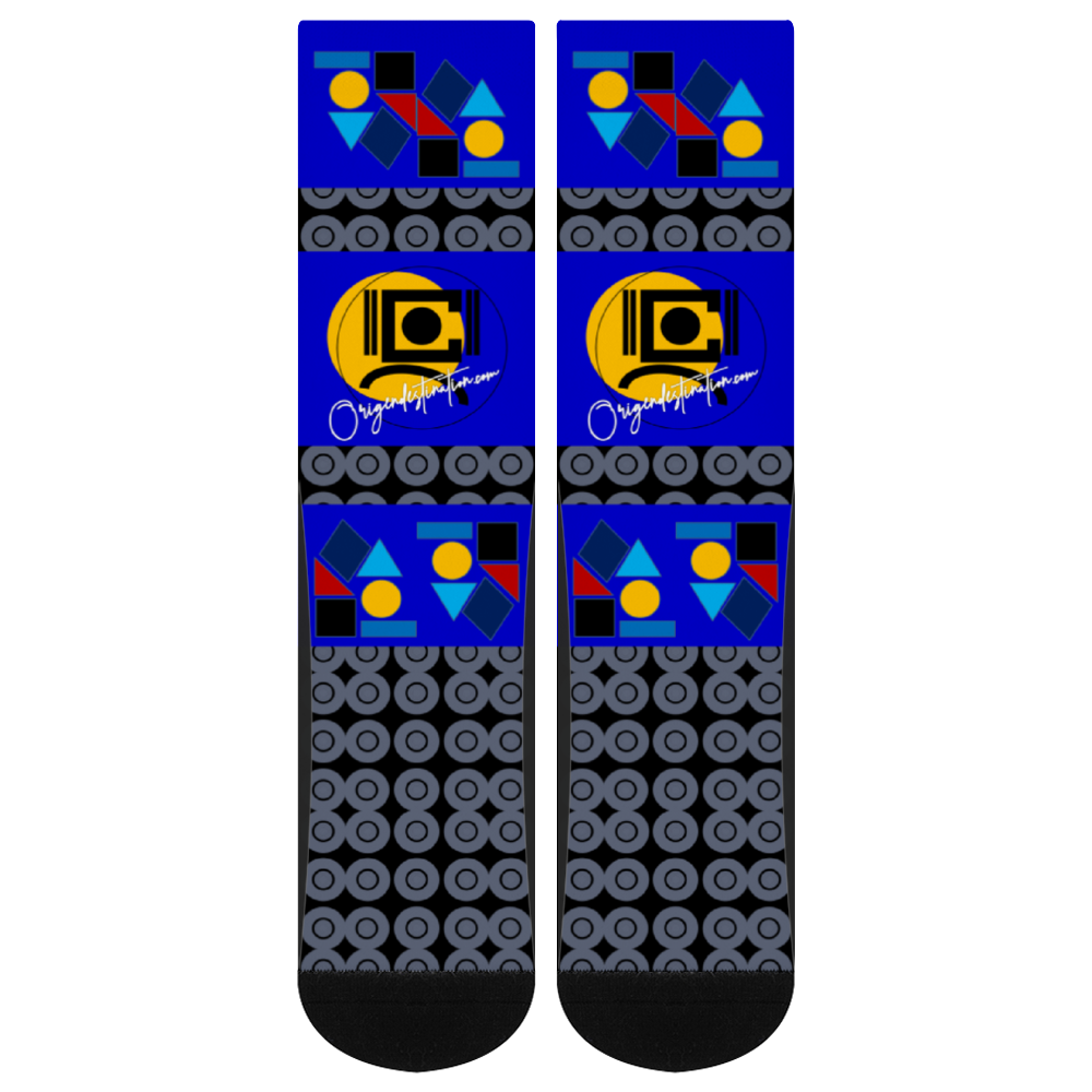 Origen Destination Signature Unisex Multi Size Mid-calf Cotton Socks