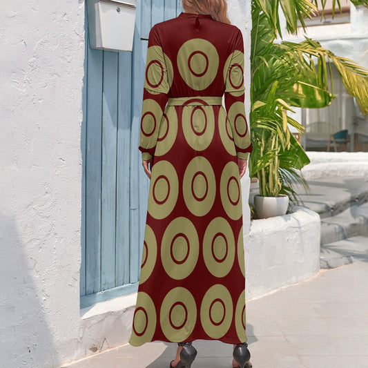 Origen Destination Women's Long-sleeves Ankle-length dress